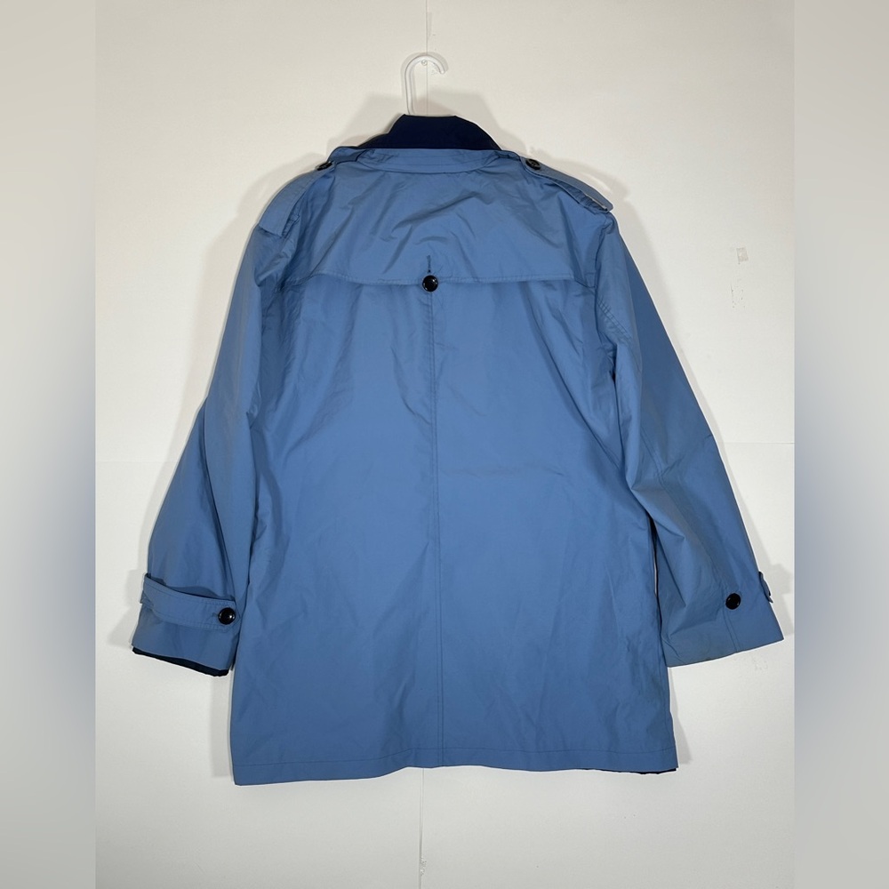 Disney Worldwide Unisex Cast Member Blue Trench Jacket Size XL Employee Coat - Picture 9 of 16
